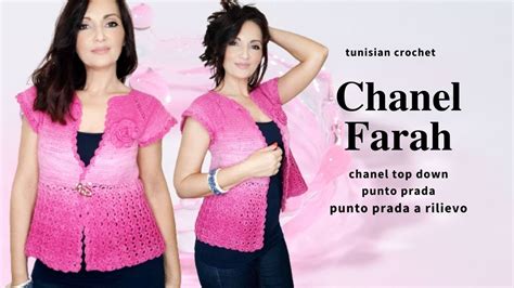 giacca chanel all'uncinetto tunisino